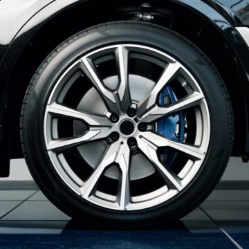 Rim en aluminium de la roue de voiture de luxe
