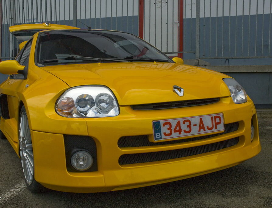 Réglage Renault Clio jaune tuning