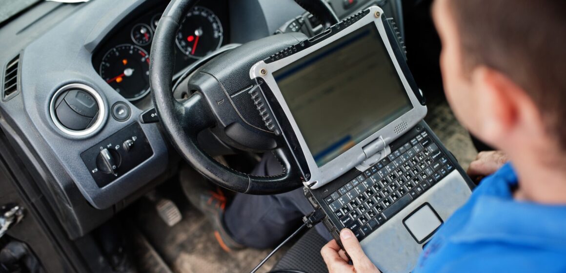 OBD Thème de réparation et d'entretien automobile.