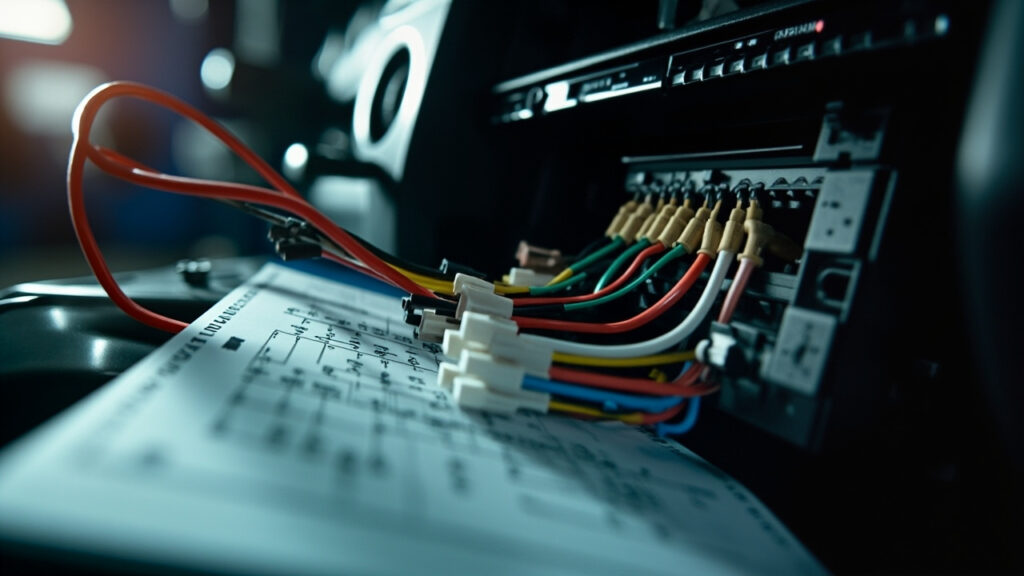 Installer un autoradio: guide du schéma de branchement et couleur des fils