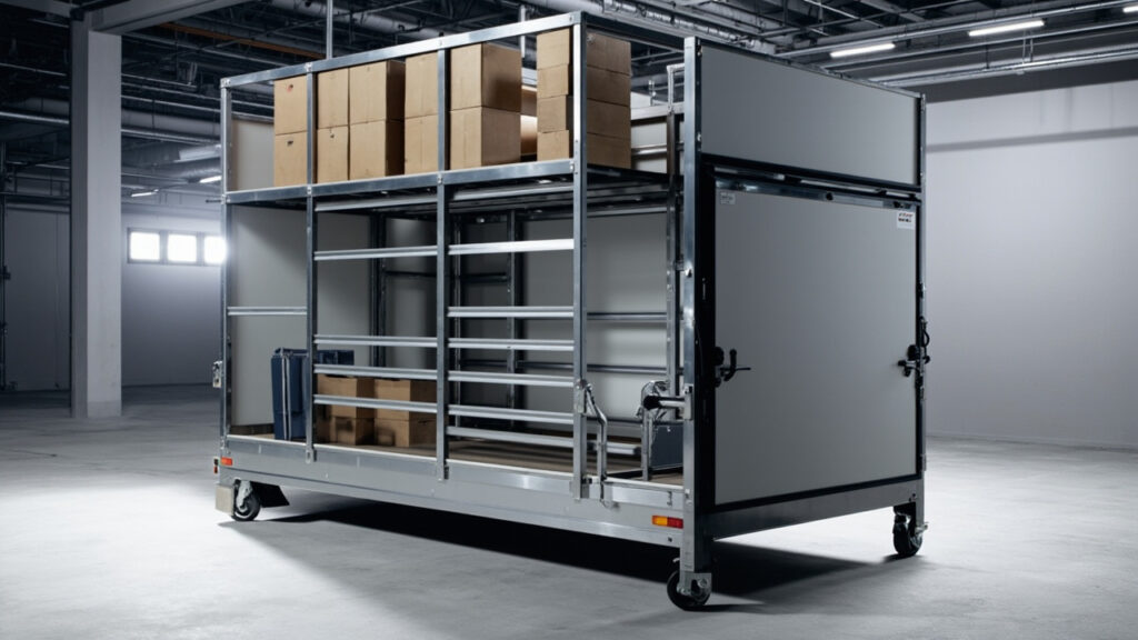 La remorque de rangement vertical : solution efficace pour optimiser son espace
