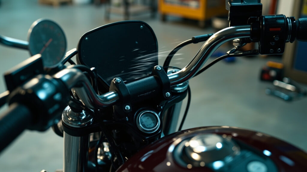 Symptôme roulement de direction sur une moto : détection et entretien