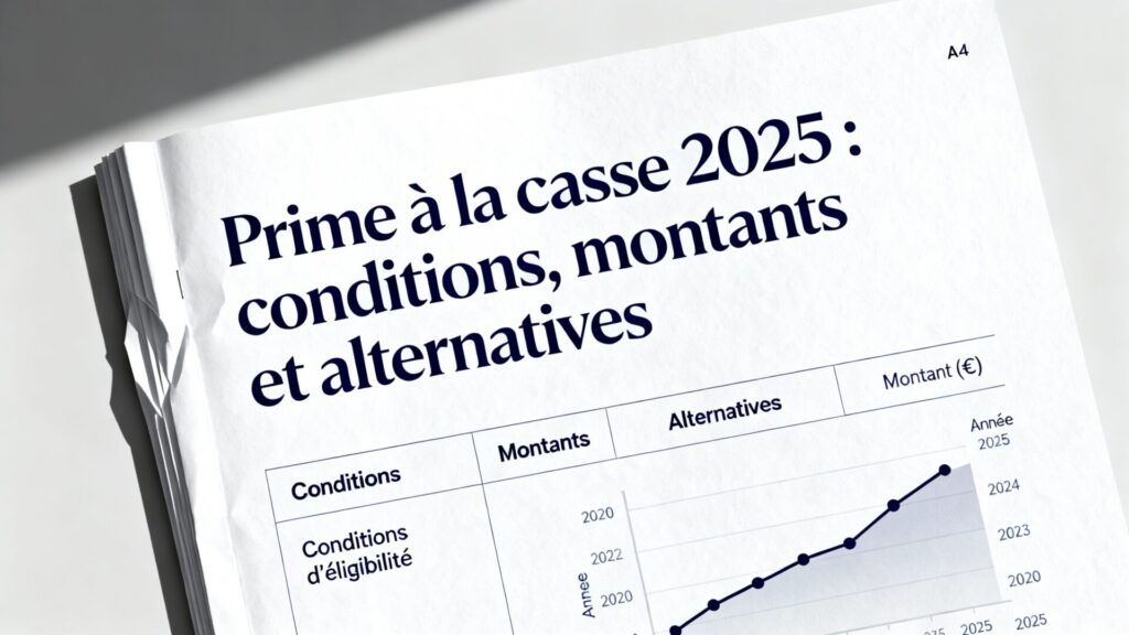 Prime à la casse 2025 : conditions, montants et alternatives with any text
