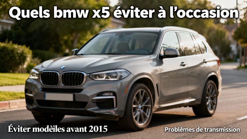 Quels bmw x5 éviter à l'occasion with any text