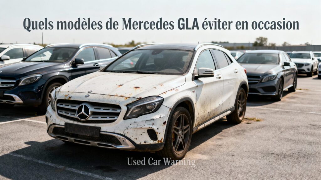 Quels modèles de Mercedes GLA éviter en occasion with any text