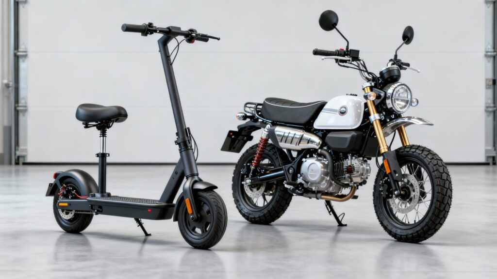Choisir entre un scooter et une moto 50cc : guide pratique without any text