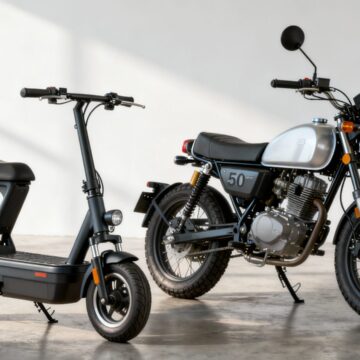 Choisir entre un scooter et une moto 50cc : guide pratique without any text