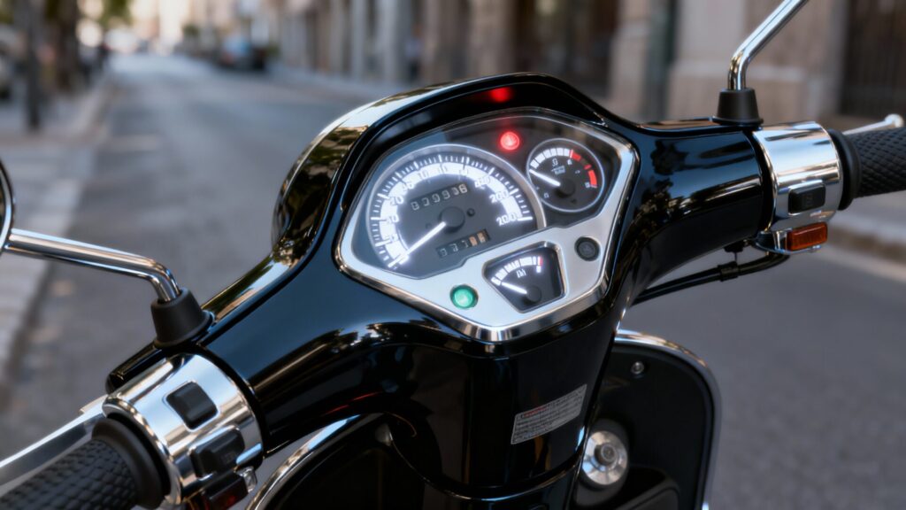 Compteurs pour scooter : bien choisir son tableau de bord without any text