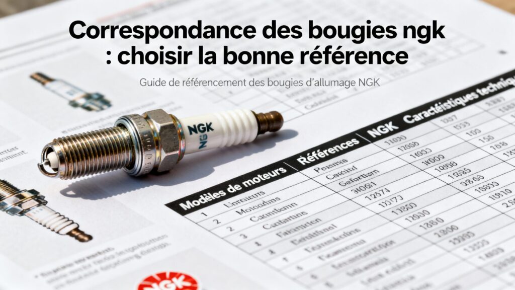 Correspondance des bougies ngk : choisir la bonne référence with any text