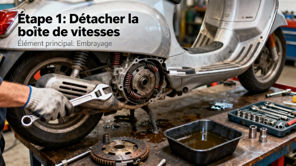 Quand changer l'embrayage d'un scooter ou d'une mécaboîte with any text