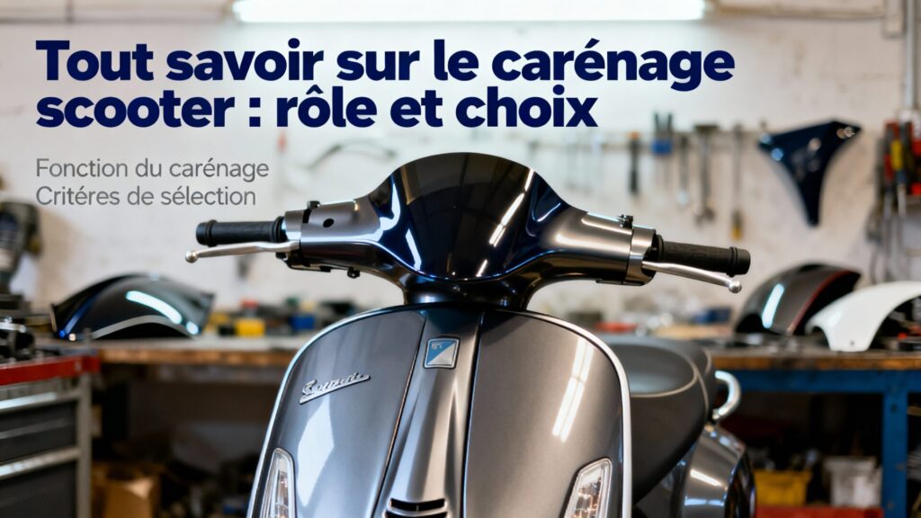 Tout savoir sur le carénage scooter : rôle et choix with any text