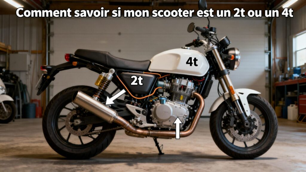 Comment savoir si mon scooter est un 2t ou un 4t with any text