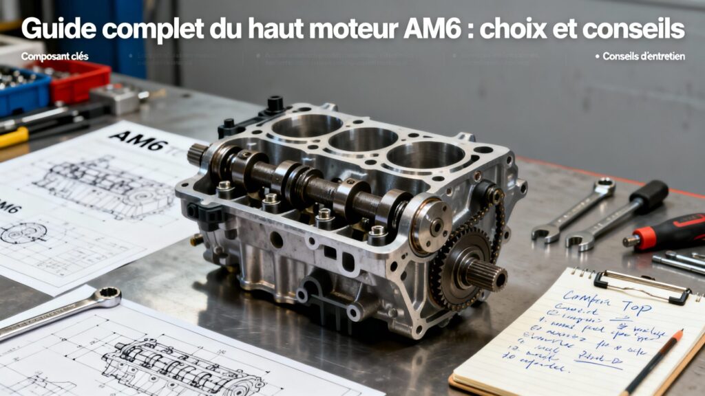 Guide complet du haut moteur AM6 : choix et conseils with any text