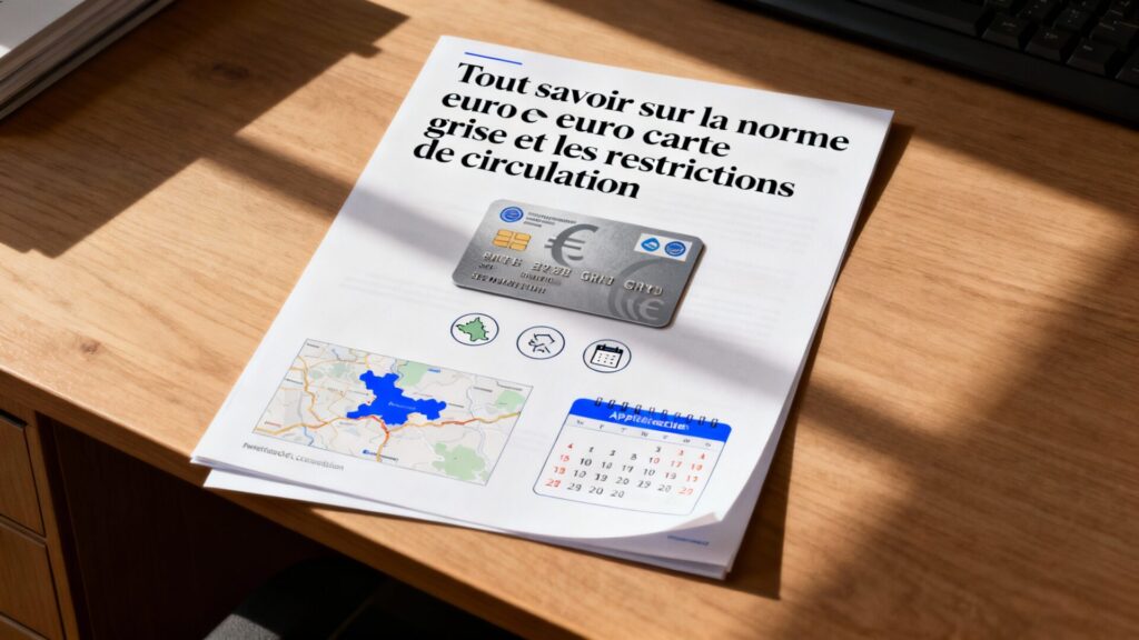 Tout savoir sur la norme euro carte grise et les restrictions de circulation with any text