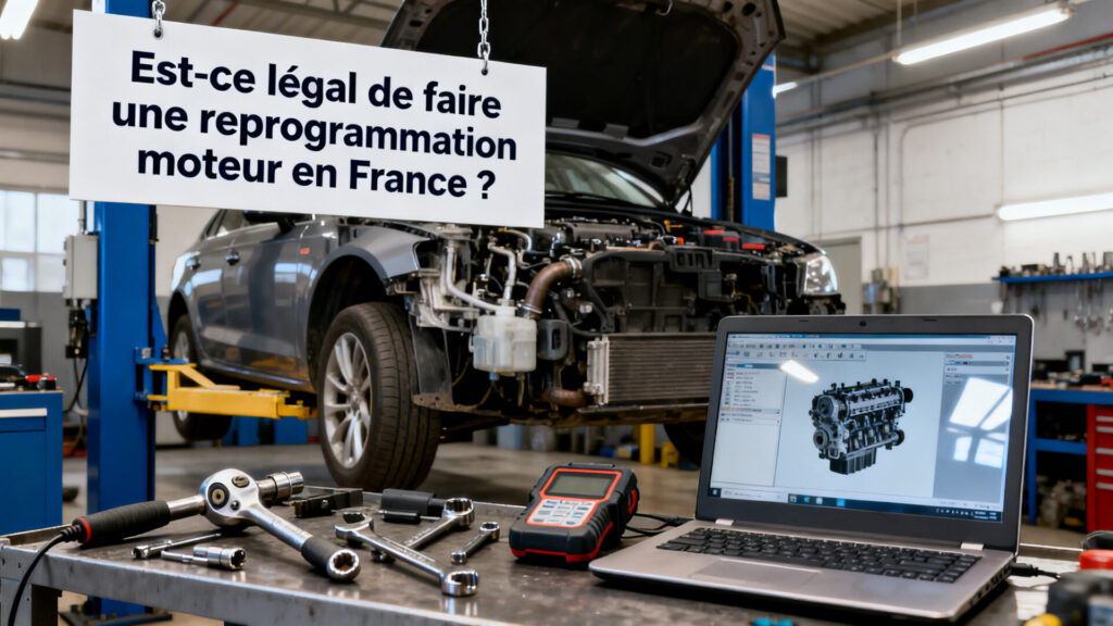 Est-ce légal de faire une reprogrammation moteur en France ? with any text