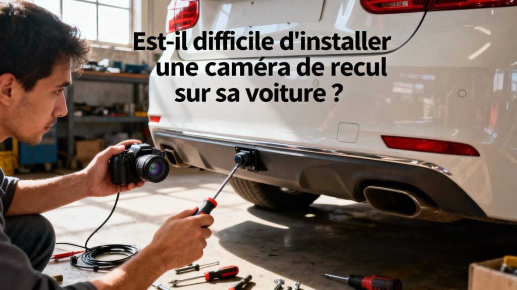 Est-il difficile d'installer une caméra de recul sur sa voiture ? with any text