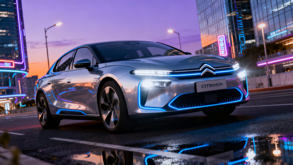 La nouvelle ère de la voiture citroen electrique without any text
