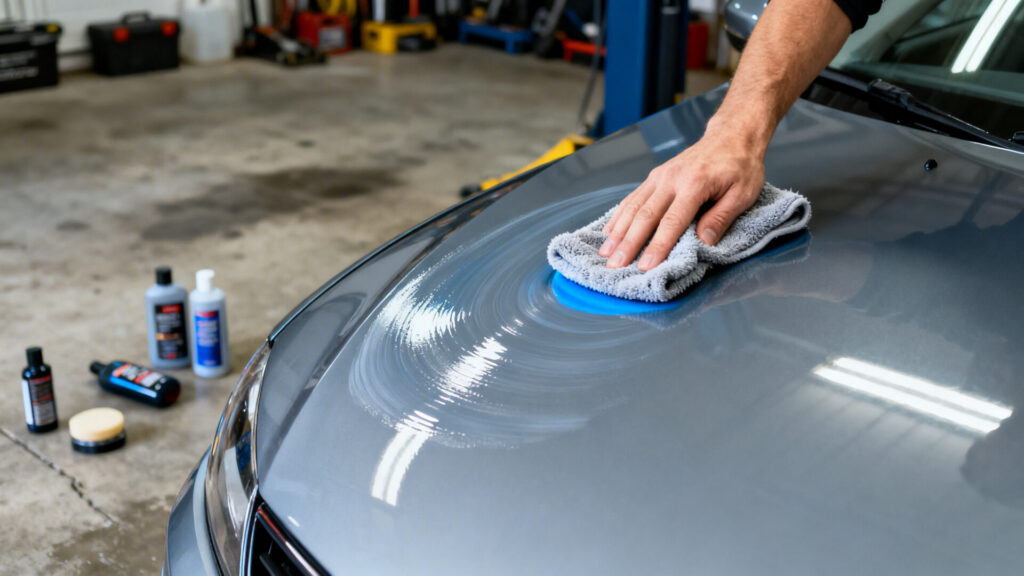 Quel est le prix d'un coup de polish pour rénover sa voiture ? without any text