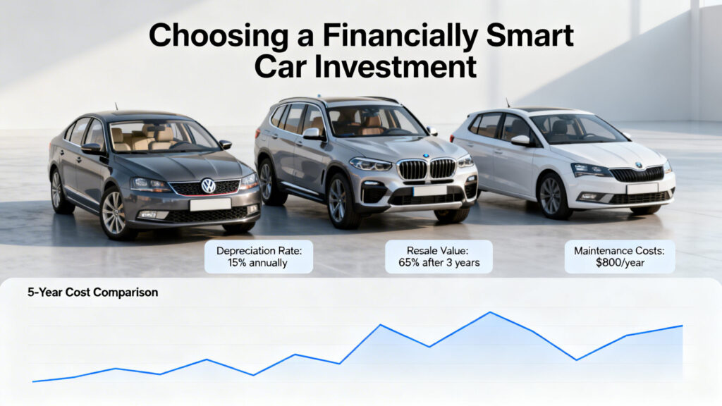 Comprendre quelle voiture est un bon investissement financier with any text