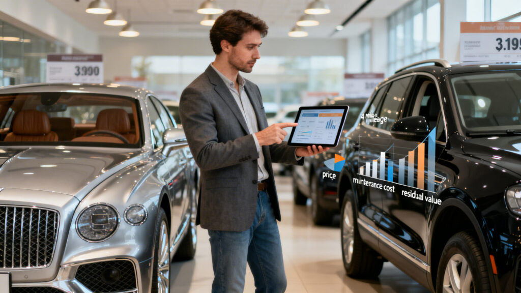 Comprendre quelle voiture est un bon investissement financier without any text