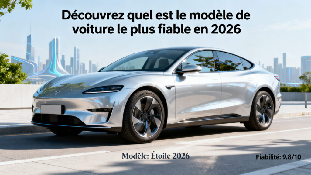 Découvrez quel est le modèle de voiture le plus fiable en 2026 with any text