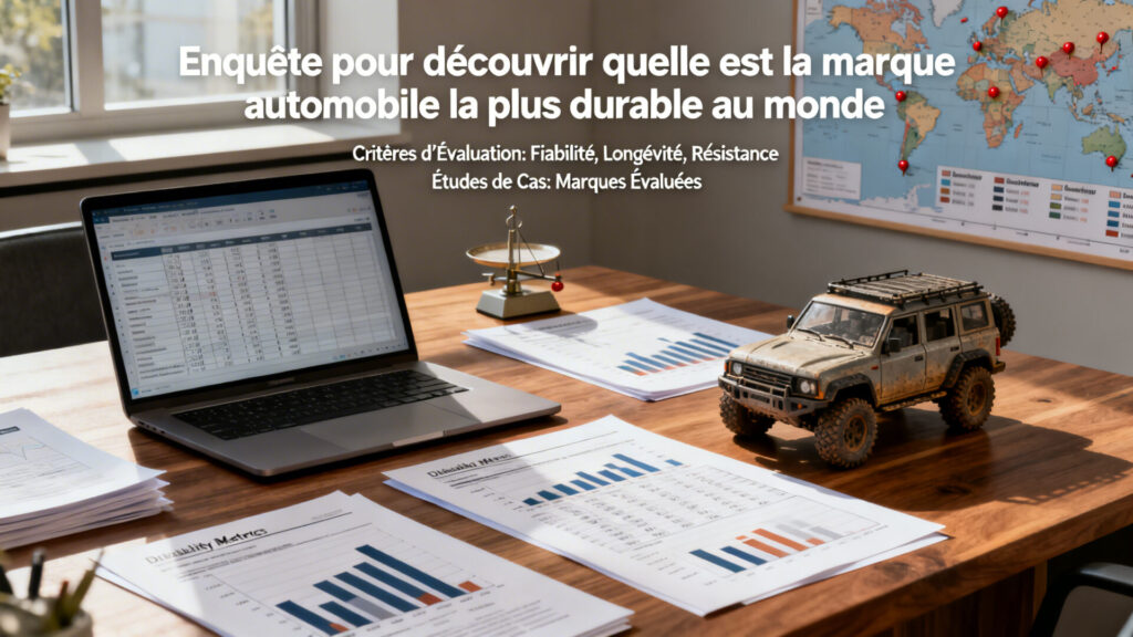 Enquête pour découvrir quelle est la marque automobile la plus durable au monde. with any text