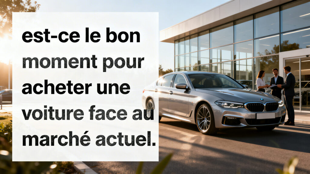 Est-ce le bon moment pour acheter une voiture face au marché actuel with any text