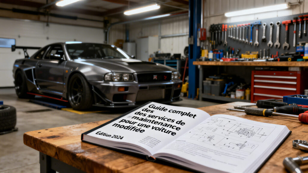 Guide complet des services de maintenance pour une voiture modifiée. with any text