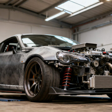 Guide complet des services de maintenance pour une voiture modifiée. without any text
