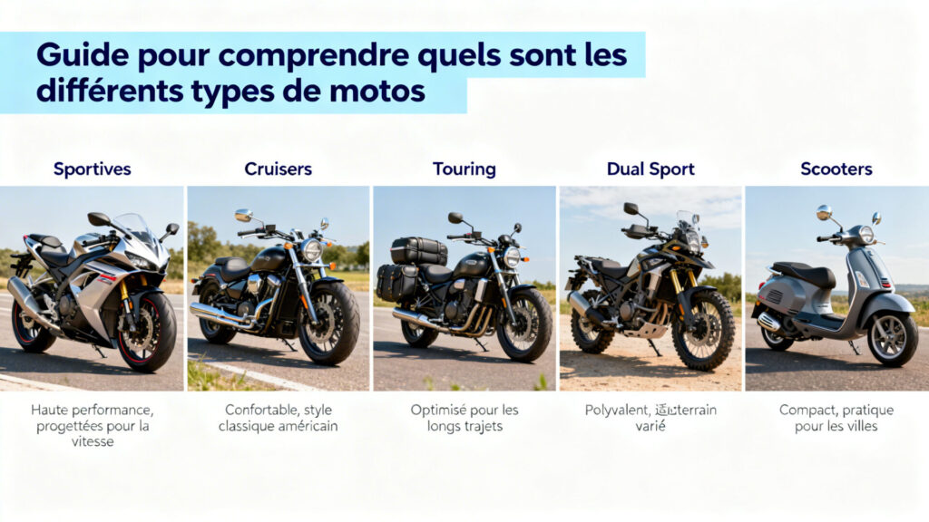 Guide pour comprendre quels sont les différents types de motos with any text