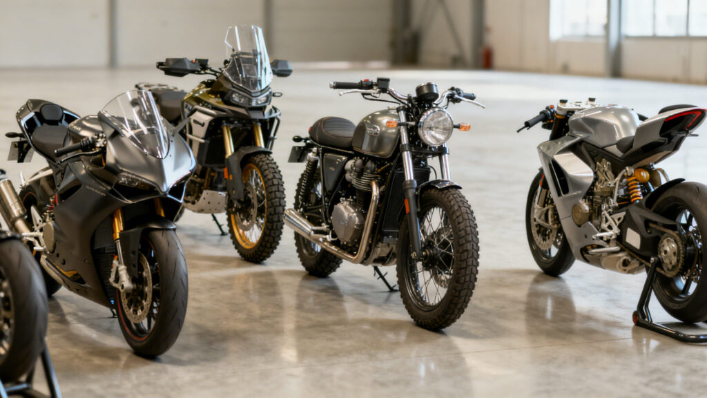 Guide pour comprendre quels sont les différents types de motos without any text