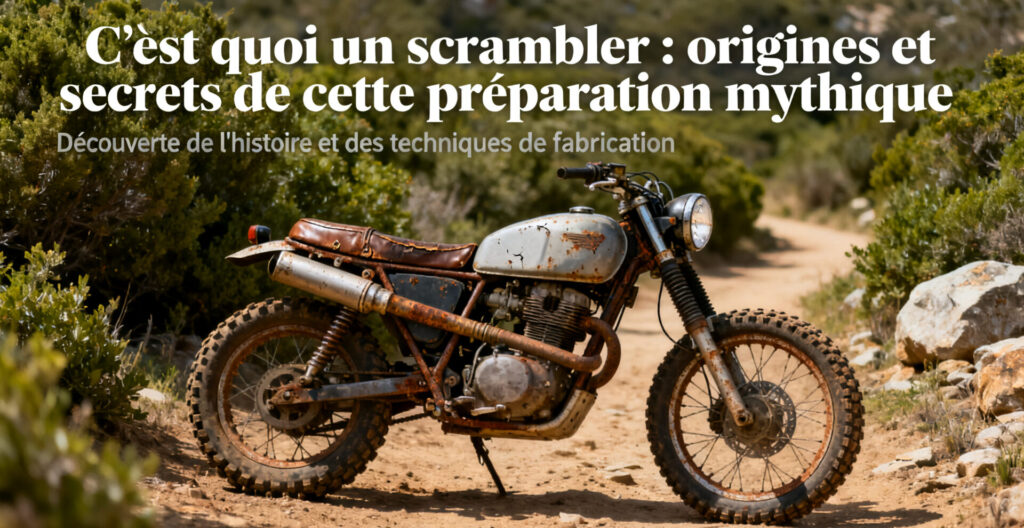 C'est quoi un scrambler : origines et secrets de cette préparation mythique. with any text