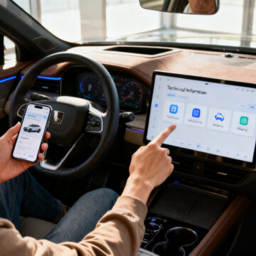 Comment consulter les informations techniques et l'historique de sa voiture without any text