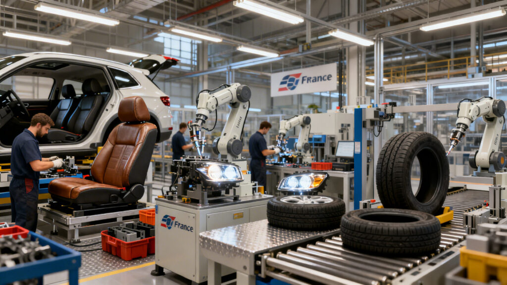 Les principaux équipementiers automobiles français et leur rôle dans la préparation without any text