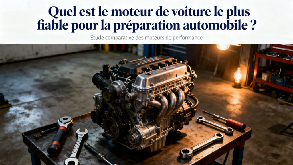 Quel est le moteur de voiture le plus fiable pour la préparation automobile ? with any text