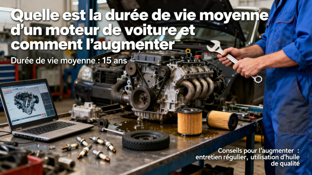 Quelle est la durée de vie moyenne d'un moteur de voiture et comment l'augmenter with any text