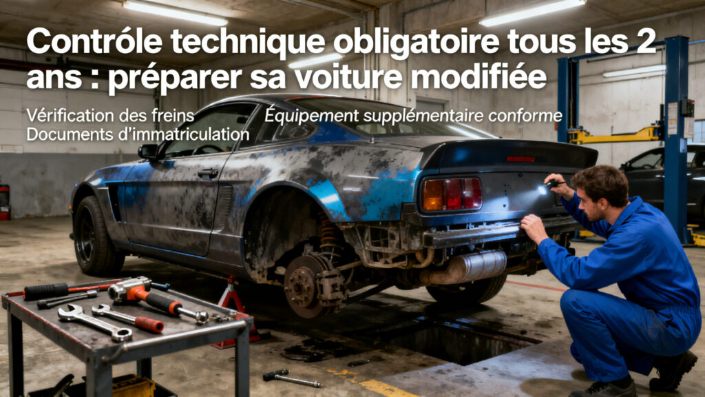 Contrôle technique obligatoire tous les 2 ans : préparer sa voiture modifiée with any text