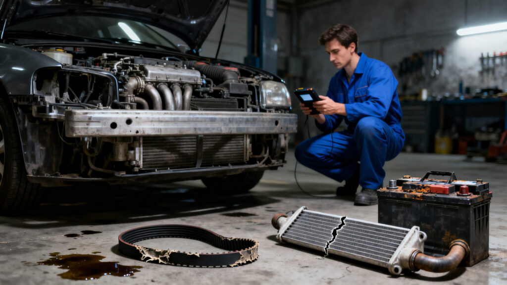 Découvrez ce qui tombe en panne en premier sur une voiture without any text