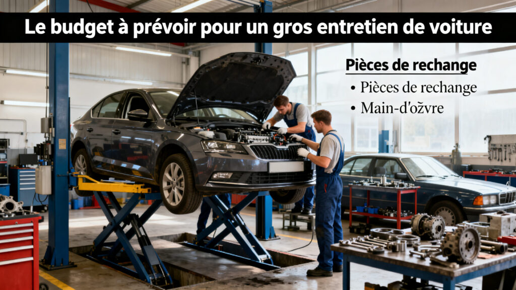 Le budget à prévoir pour un gros entretien de voiture with any text