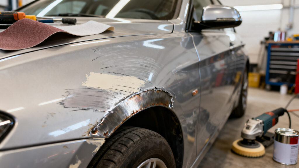 Quel est le tarif pour enlever une rayure de carrosserie selon les dégâts ? without any text