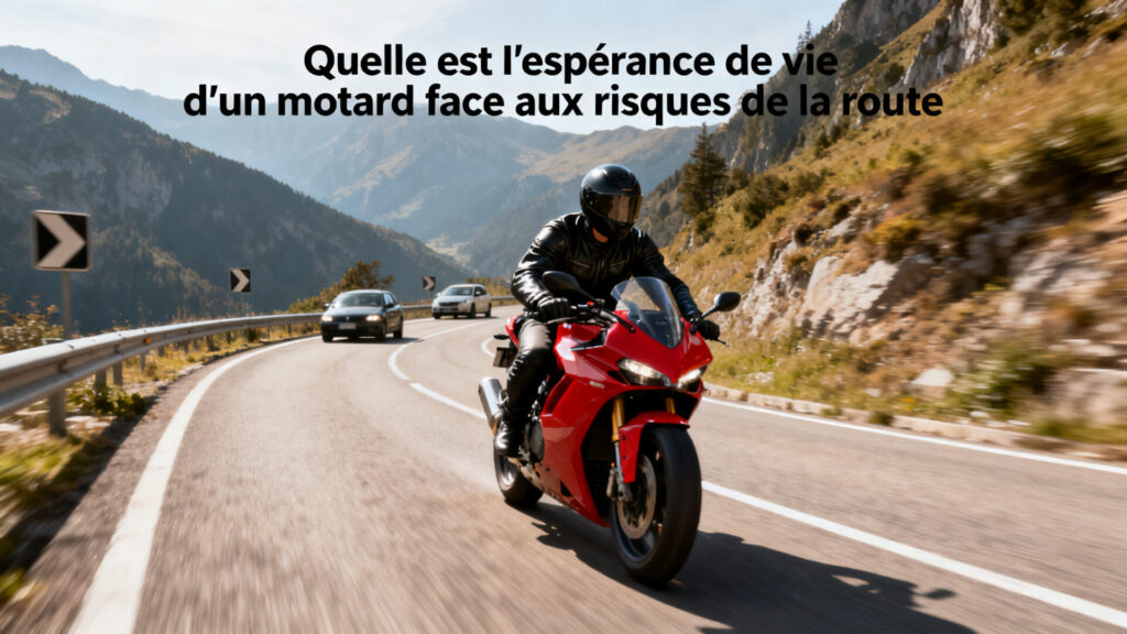 Quelle est l'espérance de vie d'un motard face aux risques de la route with any text