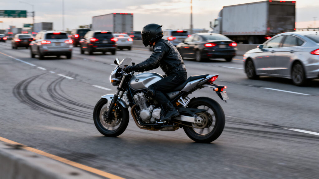 Quelle est l'espérance de vie d'un motard face aux risques de la route without any text