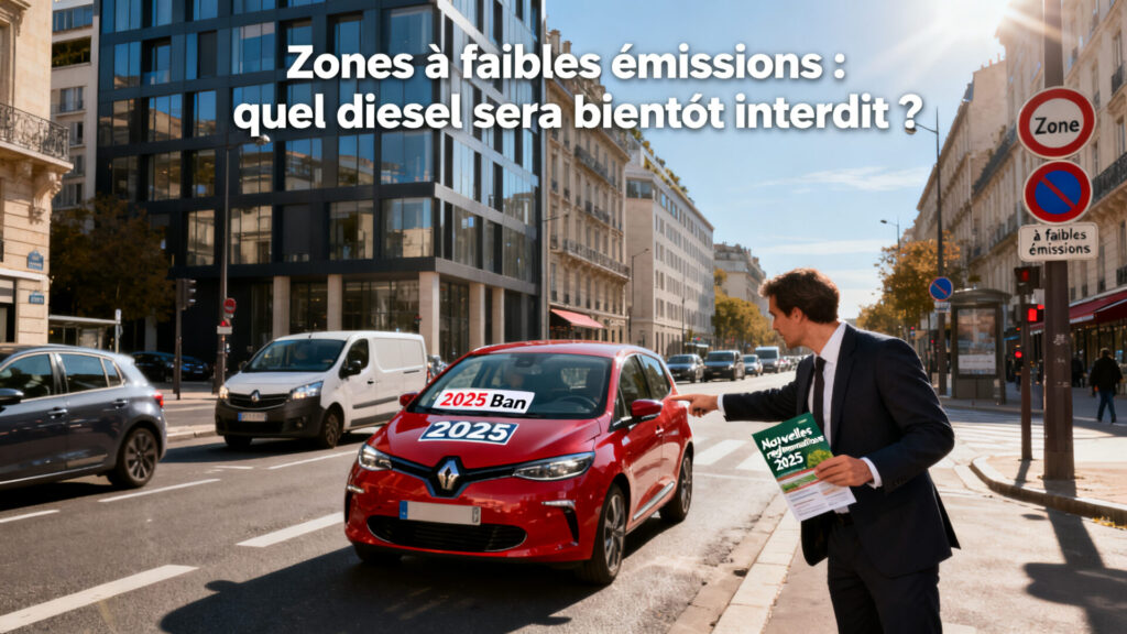 Zones à faibles émissions : quel diesel sera bientôt interdit ? with any text