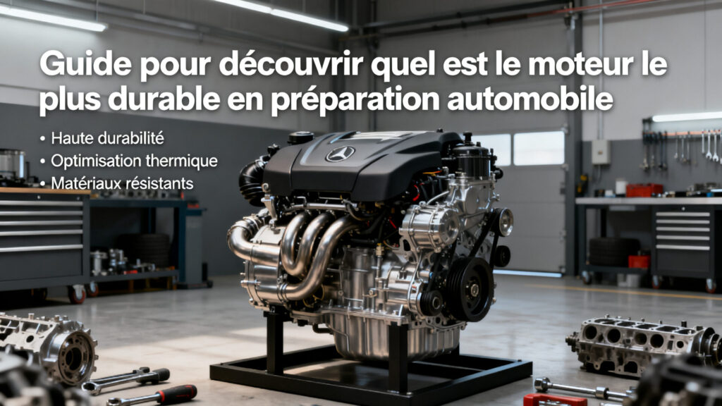 Guide pour découvrir quel est le moteur le plus durable en préparation automobile with any text