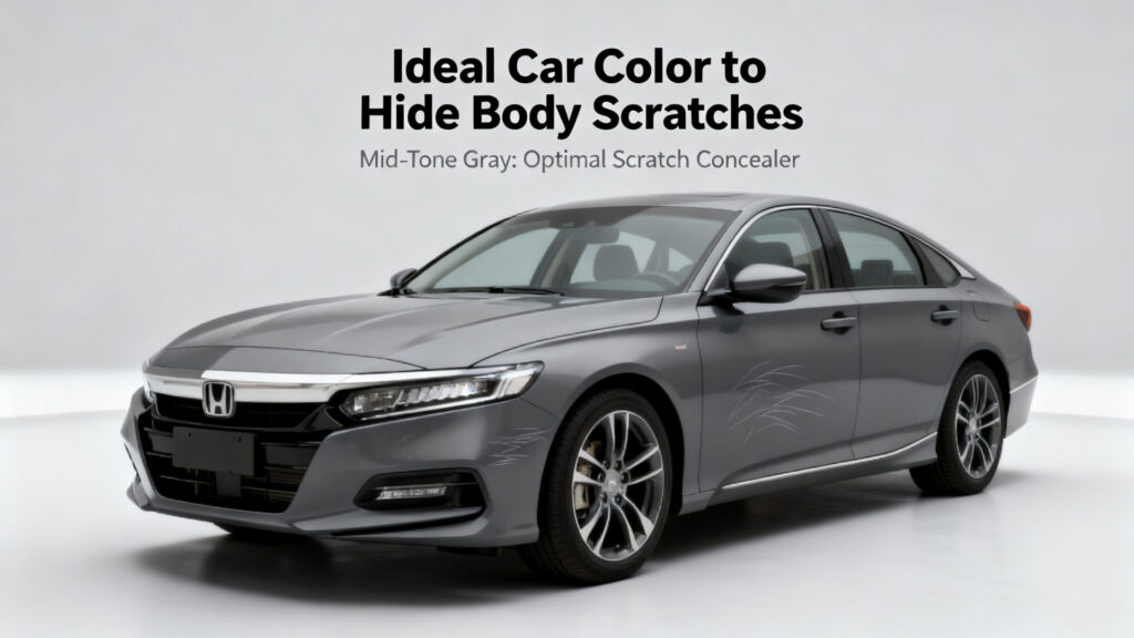 La couleur de voiture idéale pour cacher les rayures de carrosserie with any text