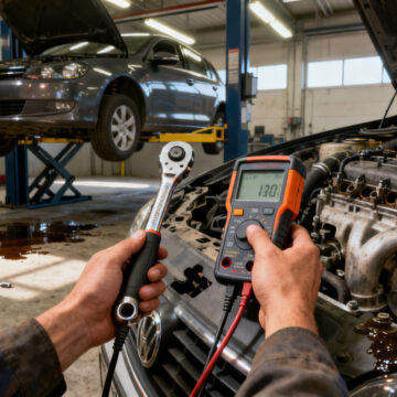 Méthodologie de diagnostic mécanique pour identifier la cause d'une panne automobile without any text