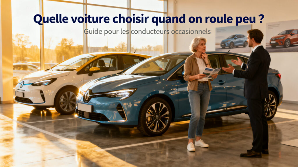 Quelle voiture choisir quand on roule peu ? with any text