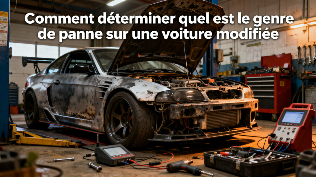 Comment déterminer quel est le genre de panne sur une voiture modifiée with any text
