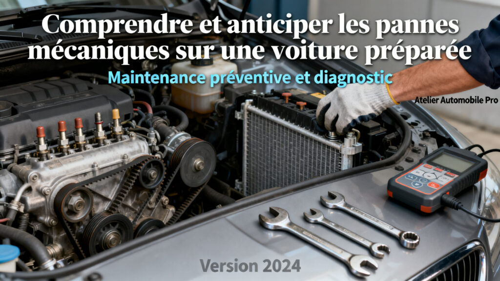 Comprendre et anticiper les pannes mécaniques sur une voiture préparée with any text