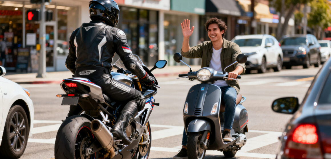 les-raisons-pour-lesquelles-les-motards-evitent-souvent-de-saluer-les-conducteurs-de-scooters-without-any-text Les raisons pour lesquelles les motards évitent souvent de saluer les conducteurs de scooters. without any text